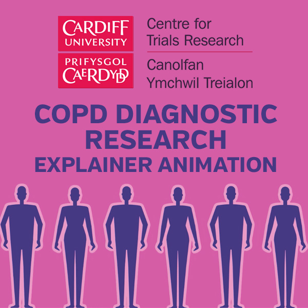 cardiff university centre for trials research copd research animation title and logo image
