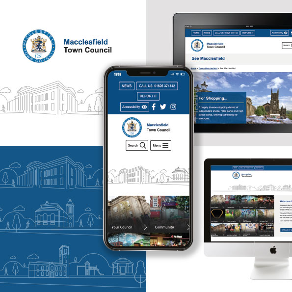 Macclesfield Town Council Website Development