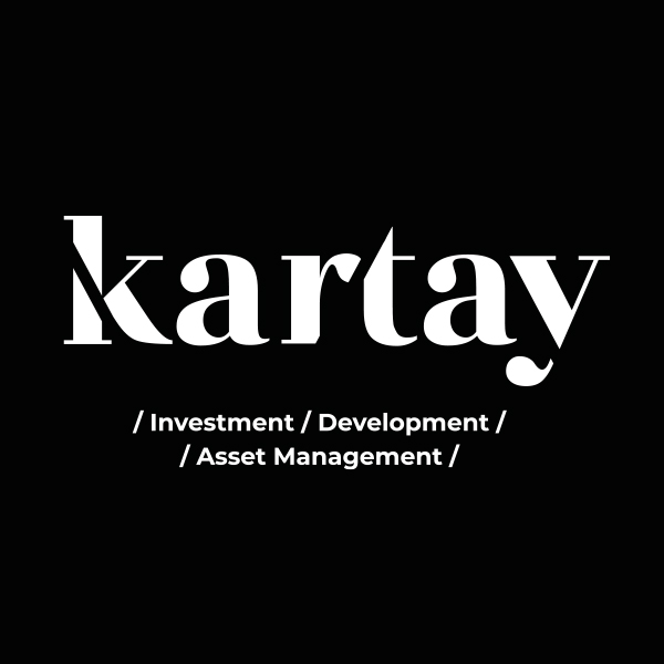Kartay White Logo On Black